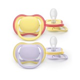 Philips AVENT játszócumi Ultra Air neutral 0-6hó lányos 2db