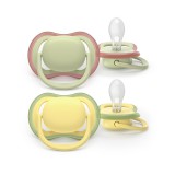 Philips AVENT játszócumi Ultra Air neutral 18hó lányos 2db