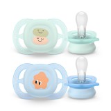 Philips AVENT játszócumi Ultra Start mintás 0-2hó fiús 2db