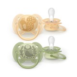 Philips AVENT játszócumi Ultrasoft mókus 6-18hó fiús 2db