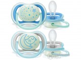 Philips Avent SCF376/21 éjszakai cumi 6-18h, 2db, kék