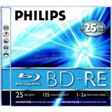 Philips BD-RE25 25Gb 2x újraírható Blu-Ray lemez (PH528652)