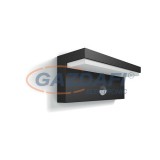 PHILIPS Bustan 648493P3 IR LED mozgásérzékelő fali lámpa, 2x4.5W 4000K 1000Lm, antracit