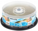Philips CD-R 80 52x 25db/henger nyomtatható (25-ös címke) CPHPC25