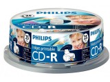 Philips CD-R 80IWx25 hengeres, nyomtatható