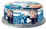 Philips CD-R 80IWx25 hengeres, nyomtatható