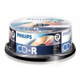 Philips CD-R80CB 52x cake box lemez 25db/csomag (PH782258)