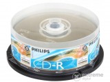 Philips CD-R80IW 52x nyomtatható, írható CD, cake-box