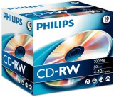 Philips CD-RW 700MB Normal Hi-speed 12x (1-es címke)