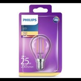 PHILIPS Consumer izzó (LED körte, E14 foglalat, P45 kialakítás, 2700K, 2W, 250 Lumen) MELEG FEHÉR (929001238617) (929001238617) - LED-es égők