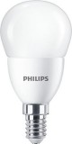 PHILIPS "CorePro" P48, 7W, 806lm, 2700K, E14, kisgömb LED izzó