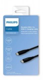 Philips DLC5206C/00 USB-C - SB-C 2 m fekete kábel