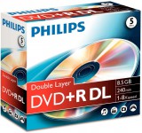 Philips DVD+R 8,5 Gb 8x kétrétegű hengeres 10db/cs DPHPDLC10/PH383756