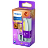 PHILIPS E14 B35 LED fényforrás, 2200K-2700K szabályozható, 3,4 W, 8719514324237