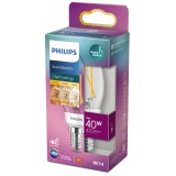 PHILIPS E14 gyertya B35 LED fényforrás, 2200K/2500K/2700K SceneSwitch, 5 W, 470-180-90  lm, CRI 80, 8718699772154