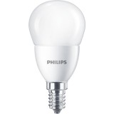 PHILIPS E14 kisgömb P48 LED fényforrás, 2700K melegfehér, 7 W, 8719514309647