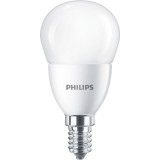 PHILIPS E14 kisgömb P48 LED fényforrás, 4000K természetes fehér, 7 W, 8719514309708