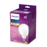 PHILIPS E27 Globe G120 LED fényforrás, 2700K melegfehér, 13 W, 2000  lm, CRI 80, 8718699764814