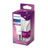 PHILIPS E27 normál izzó A60 LED fényforrás, 4000K természetes fehér, 5 W, 200°, CRI 80, 8718699769826