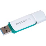 Philips FM08FD75B USB flash meghajtó 8 GB USB A típus 3.2 Gen 1 (3.1 Gen 1) Türkizkék, Fehér