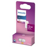 PHILIPS G4 kapszula LED fényforrás, 3000K melegfehér, 1,8 W, 215  lm, CRI 80, 8718699767679