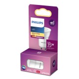 PHILIPS GU10 spot MR11 LED spot fényforrás, 2700K melegfehér, 3,5 W, 36°, CRI 80, 8718699775919