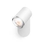 Philips Hue Adore fehér fürdőszobai fali spotlámpa, 1 spotfejjel, White Ambiance, 1x5W, 350lm, 2200-6500K változtatható fehér, 1xGU10 LED fényforrás, IP44 + DimSwitch, 8719514340855
