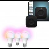 Philips Hue Bridge Pro + Philips Hue Essential White and Color Ambiance 8W 806 E27, 3db (929003582607/929004235407)