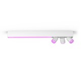 Philips Hue Centris fehér mennyezeti spotlámpa, 3 spotfejjel, White and Color Ambiance, beépített LED + 3x6W GU10 LED fényforrás, 3550lm, RGBW 2000-6500K, 5060931P7