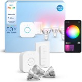 Philips Hue Essential White and Color Ambiance 4,7 W, 345 lm, GU10, Starter Kit (929004235709)