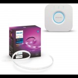 Philips Hue LightStrip Plus v4 LED szalag 2m + Bridge 2.0 (PHL20033bridge) (PHL20033bridge)