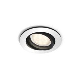 Philips Hue Milliskin alumínium süllyesztett spotlámpa bővítő, kör, White Ambiance, 1x5,5W, 350lm, 2200-6500K változtatható fehér, 1xGU10 LED fényforrás, 8719514338548