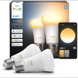 Philips Hue White Ambiance 8,1 W, 1100 lm, E27, 2 db (929003854902)