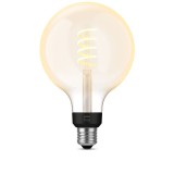 Philips Hue White Ambiance G125 óriásgömb E27 LED filament vintage fényforrás, 7W, 550lm, 2200-4500K változtatható fehér, 8719514301542