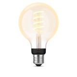 Philips Hue White Ambiance G93 E27 nagygömb LED filament vintage fényforrás, 7W, 550lm, 2200-4500K változtatható fehér, 8719514301481