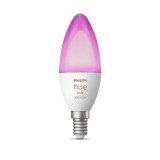 Philips Hue White and Color Ambiance E14 LED gyertya fényforrás, 5,3W, 470lm, RGBW 2000-6500K, 8719514356610