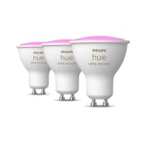 Philips Hue White and Color Ambiance GU10 LED spot hármas csomag, 3xGU10, 5W, 350lm, RGBW 2000-6500K, 8719514342767