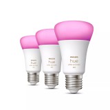 Philips Hue White and colour ambience A60 – E27-es okos fényforrás – 800 (3 darabos csomag)