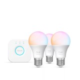 Philips Hue White and colour ambience Essential starter kit: 3 db E27-es okos fényforrás (806 lm)