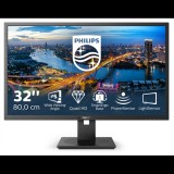 PHILIPS IPS monitor 31.5" 325B1L, 2560x1440, 16:9, 250cd/m2, 4ms, 75Hz, DP/2xHDMI/5xUSB, hangszóró (325B1L/00)