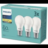Philips LED 9-60W, E27 2700K, 3 db (929002306203)