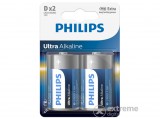 Philips LR20E2B/10 Ultra D alkáli elem, 2 db