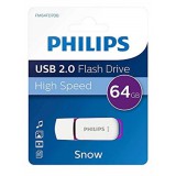Philips Pendrive USB 2.0 64GB Snow Edition fehér-lila