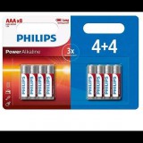 Philips Power Alkaline LR03P8BP/10 háztartási elem Újratölthető elem AAA Lúgos (LR03P8BP/10)
