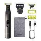 Philips QP6552/15 OneBlade Pro 360 Akkus Nedves-Száraz Trimmer - Fekete (QP6552/15)