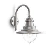 Philips Raindrop kültéri fali lámpa, E27 foglalattal, max. 1x60W, 01652/52/PN