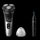 Philips S3143/02 Series 3000 Vezeték nélküli Akkus Nedves-Száraz Borotva - Szürke (S3143/02)