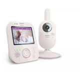 Philips SCD891/26 Avent 3.5" LCD, 2.4 GHz, max. 300 m Fehér-Fekete digitális bébiőr