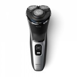 Philips Shaver 3000 Series S3143/00, 27 Penge, 60 Perc Üzemidő, Nedves / Száraz, Fekete-Ezüst elektromos borotva