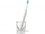 Philips Sonicare DiamondClean 9000 HX9914/55 szónikus elektromos fogkefe dupla üvegpohár töltővel, fehér/fehér